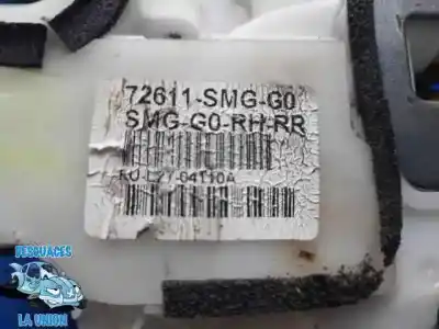 Автозапчасти б/у замок задней правой двери за honda civic lim.4 (fd) 1.8 vtec cat ссылки oem iam 72611smgg0  smgg0rhrr