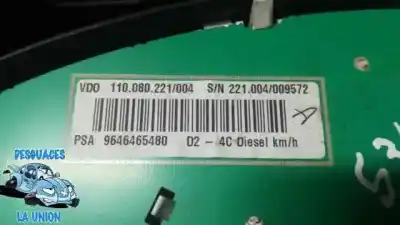 Peça sobressalente para automóvel em segunda mão quadrante por peugeot 407 st confort referências oem iam 9646465480