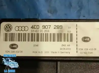 Second-hand car spare part electronic module for audi a8 (4e2) 3.7 quattro oem iam references 4e0907289  4e0910289a