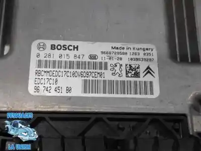 Автозапчастина б/у ебу контролер двигуна для citroen c3 picasso exclusive посилання на oem iam 0281015847