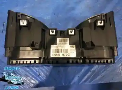 İkinci el araba yedek parçası enstrüman paneli için volkswagen golf vi (5k1) 2.0 tdi oem iam referansları 5k0920870 c