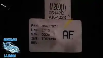 Second-hand car spare part fuse box unit for chevrolet matiz s oem iam references 96427971