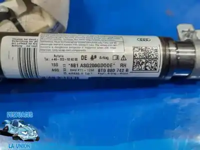 Peça sobressalente para automóvel em segunda mão airbag de cortina dianteiro direito por audi rs 5 coupe (8t) 4.2 fsi 450 cv / 331 kw referências oem iam 8t0880742b
