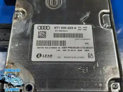 Peça sobressalente para automóvel em segunda mão módulo eletrônico por audi rs 5 coupe (8t) 4.2 fsi 450 cv / 331 kw referências oem iam 8t1035223a