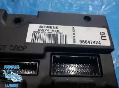 Second-hand car spare part FUSE BOX UNIT for CHEVROLET EPICA  OEM IAM references 5WY8155 B 5WY8155B 96647424
