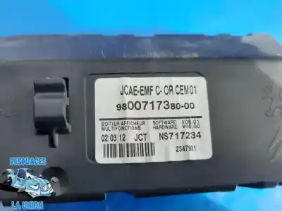 Peça sobressalente para automóvel em segunda mão display gps / multimídia por citroen c4 lim. collection referências oem iam 9800717380