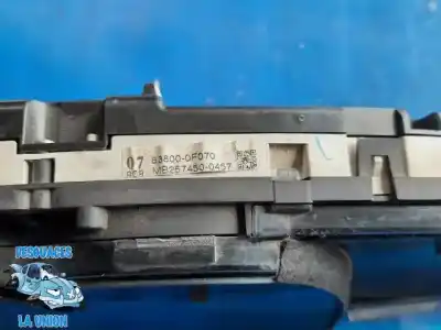 Pezzo di ricambio per auto di seconda mano PANNELLO DEGLI STRUMENTI per TOYOTA VERSO  Riferimenti OEM IAM 838000F070  MB2574600457