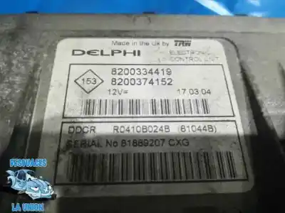 Peça sobressalente para automóvel em segunda mão centralina de motor uce por renault scenic ii expression 101 cv / 74 kw referências oem iam 8200334419