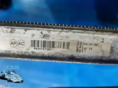 Pièce détachée automobile d'occasion RADIATEUR D'EAU pour CITROEN XSARA COUPÉ (N0)  Références OEM IAM 9634797380  