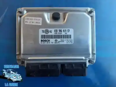 Pezzo di ricambio per auto di seconda mano centralina motore per volkswagen passat b5.5 (3b3) 1.9 tdi riferimenti oem iam 038906019ep