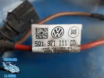 Peça sobressalente para automóvel em segunda mão fio por seat leon (5f1) 2.0 tdi referências oem iam 5q1971111cd  5q1971111 cd