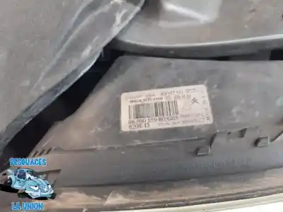 Second-hand car spare part left headlight for citroen c5 break collection oem iam references 9650055980  