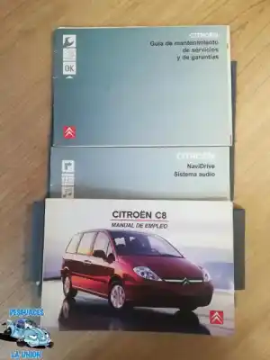 Piesă de schimb auto la mâna a doua manual de utilizare pentru citroen c8 hdi 120 collection referințe oem iam 
