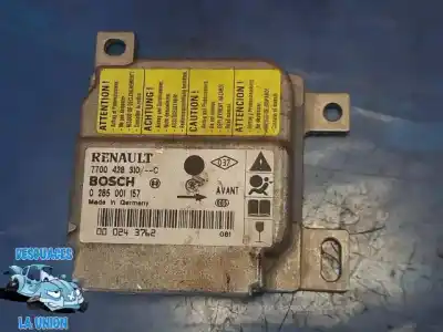 Автозапчастина б/у блок управління подушками безпеки для renault clio ii fase i (b/cbo) 1.9 d alize посилання на oem iam 7700428310c