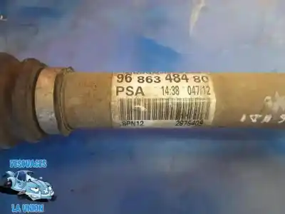 Peça sobressalente para automóvel em segunda mão transmissão dianteira direita por peugeot 508 business line referências oem iam 9686348480