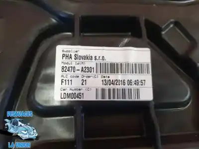 Second-hand car spare part driver left window regulator for kia cee´d business oem iam references 82470a2301  