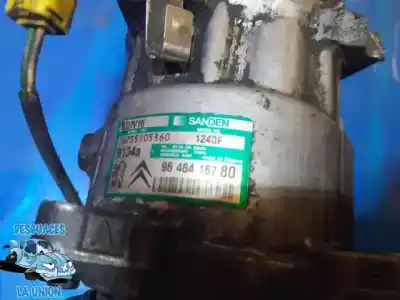 Peça sobressalente para automóvel em segunda mão compressor de ar condicionado a/a a/c por citroen c5 berlina 2.0 hdi premier referências oem iam 9646416780