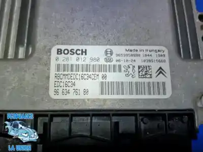 Second-hand car spare part ECU ENGINE CONTROL for CITROEN C4 PICASSO  OEM IAM references 9653958980 1039S15668 281012980