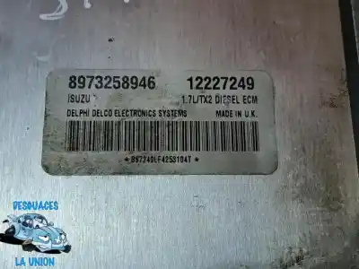 Peça sobressalente para automóvel em segunda mão centralina de motor uce por opel meriva blue line referências oem iam 8973258946