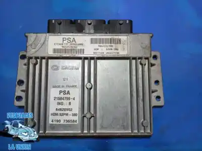 Pièce détachée automobile d'occasion CALCULATEUR MOTEUR ECU pour CITROEN C3 PLURIEL  Références OEM IAM 9654528280 / 9642222380 4190 736584 / 4190736584 215847994 / 84820V02 / S2PM380