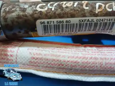 Peça sobressalente para automóvel em segunda mão airbag de cortina dianteiro direito por citroen c4 lim. collection referências oem iam 9687158680
