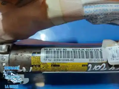 Peça sobressalente para automóvel em segunda mão airbag de cortina dianteiro esquerdo por citroen c4 lim. collection referências oem iam 9687158780