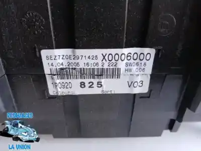 Recambio de automóvil de segunda mano de cuadro instrumentos para seat leon (1p1) blr referencias oem iam 1p0920825  