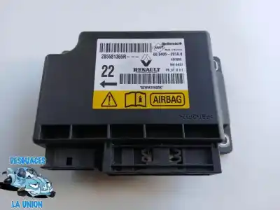 Second-hand car spare part airbag control unit for renault megane iii berlina 5 p dynamique oem iam references 285581365r