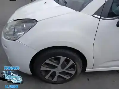 Second-hand car spare part left front fin for citroen c3 collection oem iam references 