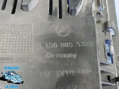 Автозапчастина б/у ліва решіта бампера для mercedes clase gla (w156) gla 200 cdi edition 1 (156.908) 136 cv / 100 kw посилання на oem iam a1568855322