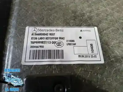 Автозапчастина б/у килим для mercedes clase gla (w156) gla 200 cdi edition 1 (156.908) 136 cv / 100 kw посилання на oem iam a1566800042 9e07