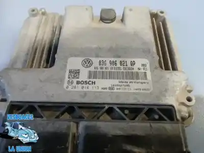 Second-hand car spare part Ecu Engine Control for SKODA SUPERB COMBI (3T5) Active OEM IAM references 03G906021QP 1039S27699 / 14090026 0281014113