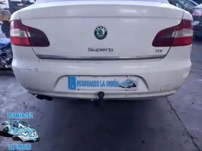 Автозапчастина б/у задній бампер для skoda superb ii ranchera familiar (3t5) 2.0 tdi 16v посилання на oem iam 