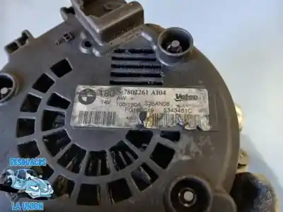 Peça sobressalente para automóvel em segunda mão alternador por bmw serie 3 coupe (e92) e92 coupé 320d referências oem iam 7802261 fg18s019 / 2343461c ai04 / s28an08