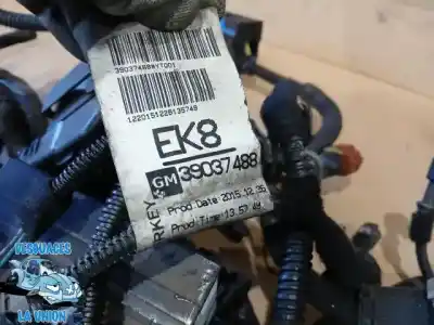 Peça sobressalente para automóvel em segunda mão fio por opel corsa e excellence ecoflex referências oem iam 39037488  
