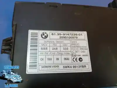 Second-hand car spare part electronic module for bmw serie 1 berlina (e81/e87) 118i oem iam references 5wk49513ybr 2090100979 6135914722601