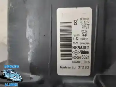 Автозапчасти б/у левая фара за renault clio iii authentique ссылки oem iam 8200865321 1152 89902690
