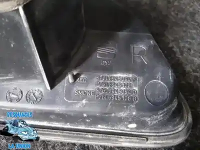 Second-hand car spare part INTERIOR REAR RIGHT LIGHT for SEAT IBIZA (6L1)  OEM IAM references 6L6945094F 6L6945094D 6L6945108