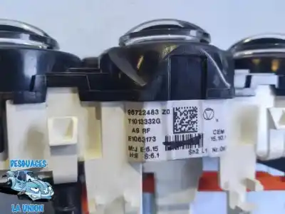 Peça sobressalente para automóvel em segunda mão comando de sofagem (chauffage / ar condicionado) por peugeot 208 style referências oem iam 96722483zd