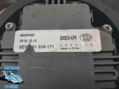 Автозапчастина б/у електро вентилятор для skoda superb ii ranchera familiar (3t5) 2.0 tdi 16v посилання на oem iam 1k0121207bc 99000053 1k0121205ad