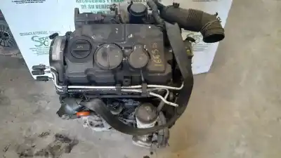 Peça sobressalente para automóvel em segunda mão motor explodido por volkswagen caddy ka/kb (2k) 1.9 tdi (bsu) referências oem iam bls  