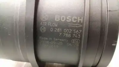 Second-hand car spare part flowmeter for bmw serie 1 berlina (e81/e87) 118d oem iam references 0281002567  