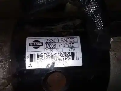 Second-hand car spare part starter motor for nissan almera (n16/e) 2.2 dci diesel cat oem iam references 23300bn302  
