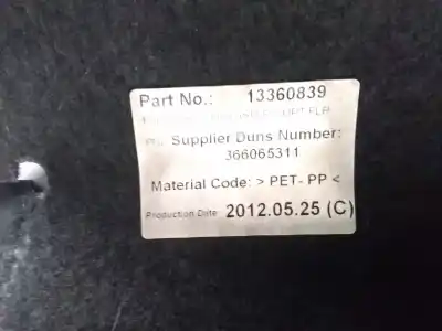 Автозапчасти б/у задний поддон за opel astra j lim. cosmo ссылки oem iam 13360839  