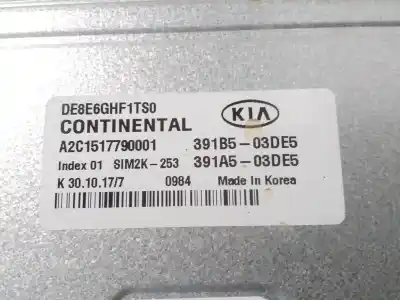 Автозапчастина б/у ебу контролер двигуна для kia niro concept посилання на oem iam 391a503de5  