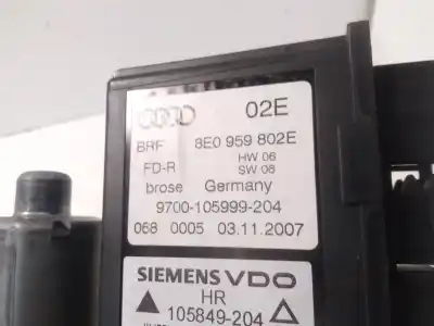 Автозапчастина б/у двигатель заднього правого скла для audi a4 avant (8e) 1.9 tdi посилання на oem iam 8e0959802e  