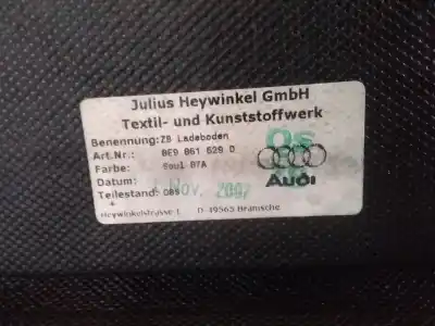 Автозапчастина б/у задній лоток для audi a4 avant (8e) 1.9 tdi посилання на oem iam 8e9861529d  