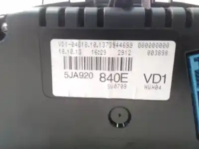 Peça sobressalente para automóvel em segunda mão quadrante por skoda rapid elegance referências oem iam 5ja920840e  