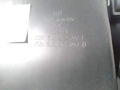 Peça sobressalente para automóvel em segunda mão porta luvas por skoda rapid elegance referências oem iam 5jb857097e  