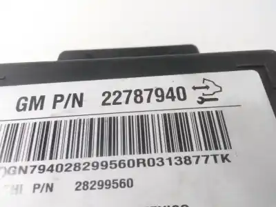 Pezzo di ricambio per auto di seconda mano modulo elettronico per opel antara cosmo 4x4 riferimenti oem iam 22787940  